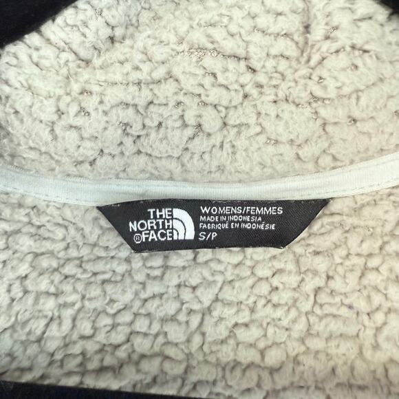 The North Face Sweater Sherpa Pullover Two Tone Fleece Quarter Zip Women S Cozy - Picture 6 of 8